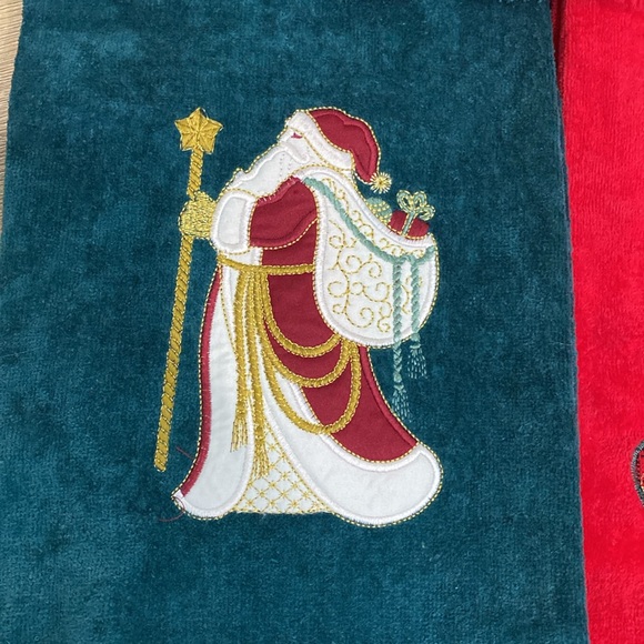 Vintage NWT Holiday / Christmas Towel Sets 1) Santa 2) Bear 3) Angel - Picture 2 of 10